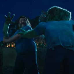 Zombie Arm From the MC Movie logo