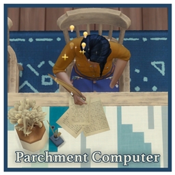 Parchment Computer by JaneSimsten Spanish translation