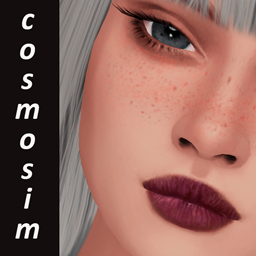 cosmosim lipstick N104 logo