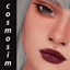 cosmosim lipstick N104 logo