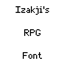 Izakji's RPG Font