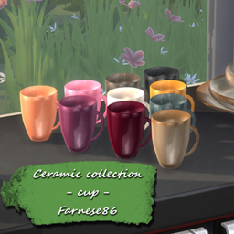 Ceramic collection - cup logo