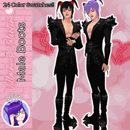 [JBTN] Villainous Valentine Male Boots - Gallery - The Sims 4 Create a ...