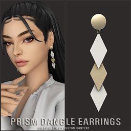 GoldFish Prism Dangle Earrings logo