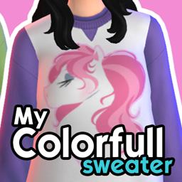 My colorfull sweater logo