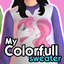 My colorfull sweater logo