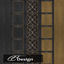 Very stylish black wallpaper with gold profile logo