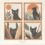 Black Cat Paintings by BlusterSims logo