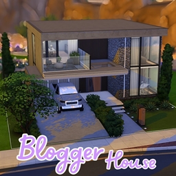 Modern Blogger house (no cc)