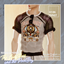 Folded Sleeves Hanging Glasses Raglan Shirt logo