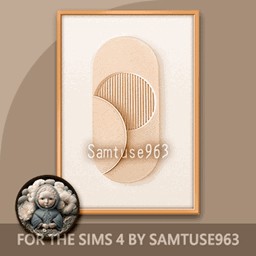 Pure Beige Painting #1 Sellable Extra A Samtuse963
