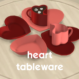 Heart tableware project image