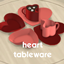 Heart tableware logo