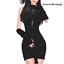 [charon&roqiqi]striped dress logo