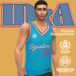 IDxA Basketball Jersey for Men Vice City - The Sims 4 Create a Sim ...