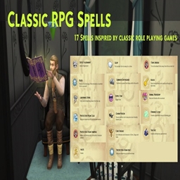 Classic RPG Spells por Simsonian Library / Translated to Spanish by dokimtz