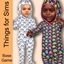 Infants Little Monsters Pajamas logo