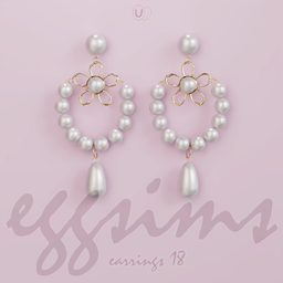 [EGGSIMS] earrings 18 logo