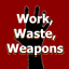 Work, Waste, Weapons logo