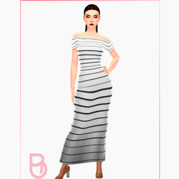 Woman Dress - Navy - Version 2 project image