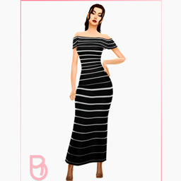 Woman Dress - Navy - Version 3 project image