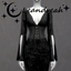Okkult Charm Corset Dress Velvet logo