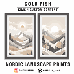 GoldFish Nordic Landscape Prints logo