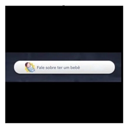 Talking about having a baby by kiarasims4mods (Portuguese translation) logo