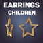 Vega Star Hoop Earrings For Kids logo
