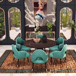 B Emerald Dining Room