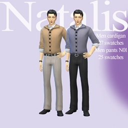 Men cardigan-pants N01ⁿᵃᵗᵃˡⁱˢ project image
