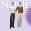 Men long sleeve N01-pants N02ⁿᵃᵗᵃˡⁱˢ logo