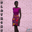 Vibrant spring dress - requires city living logo