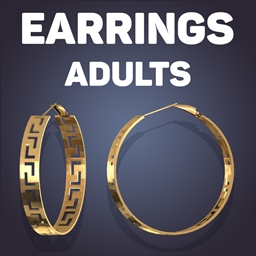 Big Greek Hoop Earrings For Adults logo