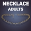Square Chain Necklace For Adults logo