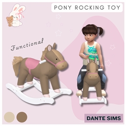 Pony rocking toy
