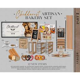 Cheddarest Artisan Bakery Set Part 1 - The Sims 4 Build / Buy - CurseForge