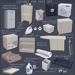 LAUNDRY AND PETS SET