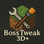 BossTweak 3D+ logo