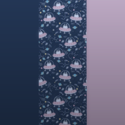 Cute cat in space logo