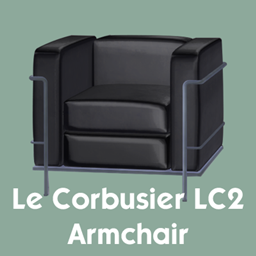 Le Corbusier LC2 Armchair logo