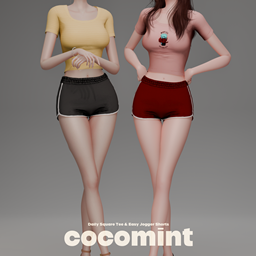 cocomint - Easy Jogger Shorts