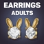 Bunny Gemstone Earrings logo