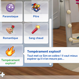Hair-Trigger Temper Trait de Lazurite en français