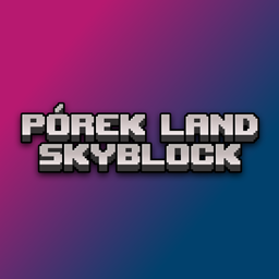 Pórek Land Skyblock logo