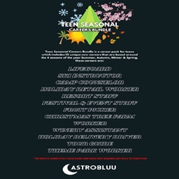 astrobluu Teen Seasonal Careers Bundle / translation spanish by Monisims