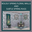 Boldly Floral Walls and Subtle Spring Rugs logo