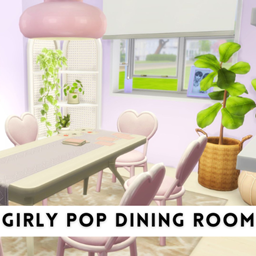 Girly Pop Dining Room