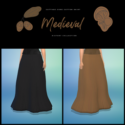 Medieval Cottage Core Skirt - Wool & Cotton - History Collection logo