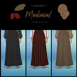 Medieval Cottage Core Skirt - History Collection logo